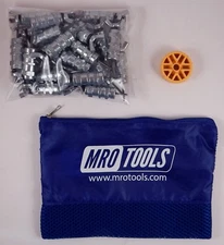 25 3/32 Standard Wing-Nut Cleco Fasteners w HBHT Tool & Carry Bag KWN1S25-3/32