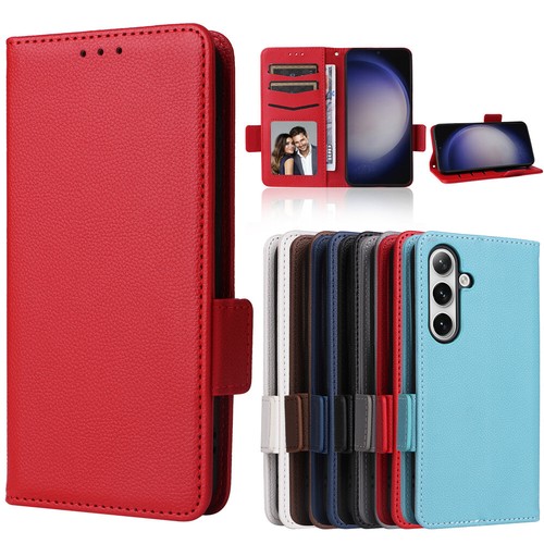 For Samsung Galaxy S25 Ultra Plus S24 23 S22 Case Wallet Leather Flip Cover - Picture 93 of 94