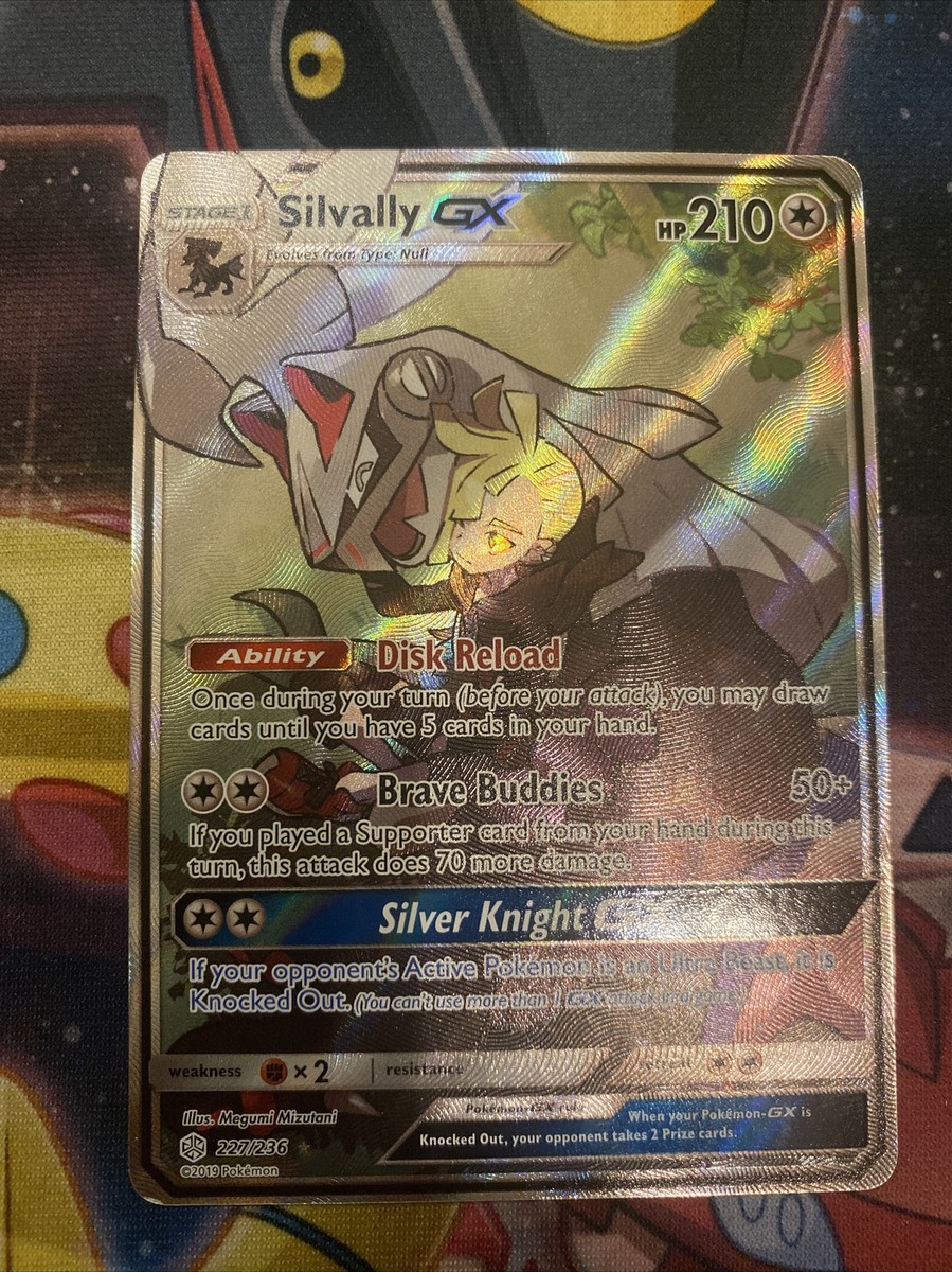 Pokemon Silvally GX Cosmic Eclipse 227/236 Ultra Rare Alt Art NM/M