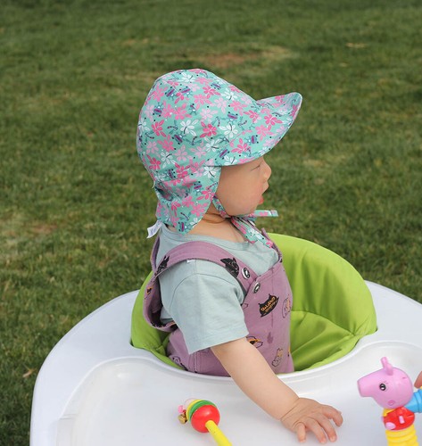 US Baby Girls Boys Sun Hat SPF 50+ Summer Toddler Beach Hat Kids Legionnaire Cap - Picture 21 of 35