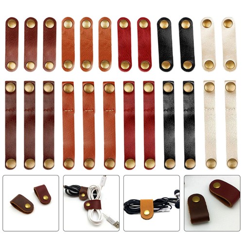 24 Pcs Enrouleur Porte Cordon pour Organisateur de Câbles de Charge - Photo 6/12