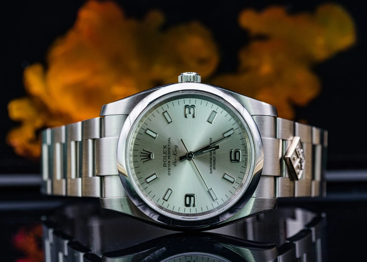 Rolex air king clearance 114200