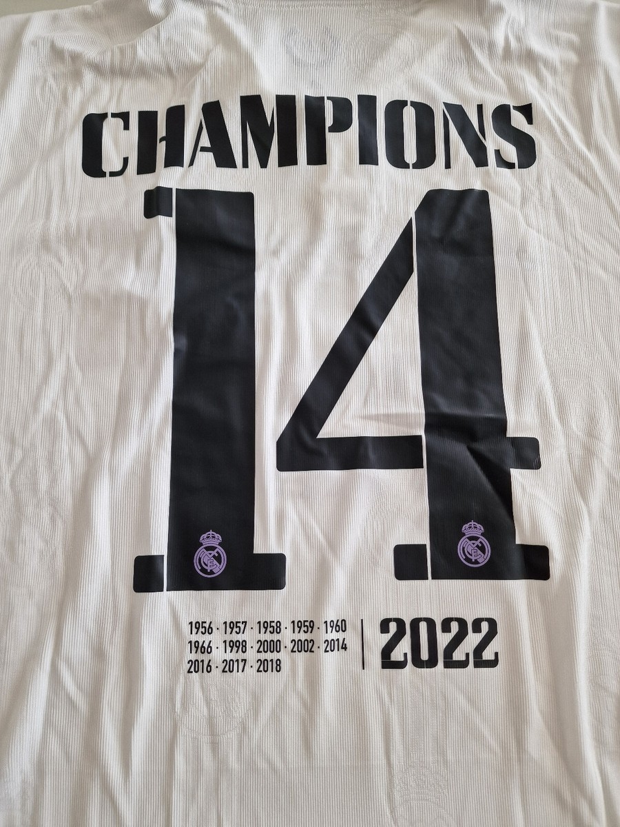 Adidas Real Madrid Champions League Final 2022 Celebrative