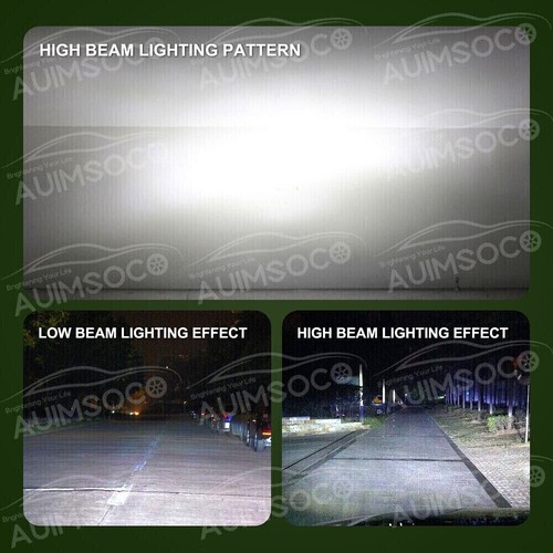 For Dodge Challenger 2008-2014 10000K COB LED Lamp High/Low Beam Lamps Kit - Picture 10 of 20