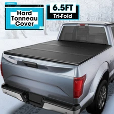 6.5FT FRP Hard Tri-Fold Tonneau Cover Truck Bed for 2015-2025 Ford F150 Pick up