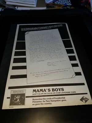 Mamas Boys LP POWER PASSION　poster Mama's Boys – Power And Passion – Vinyl (LP, Album), 1985