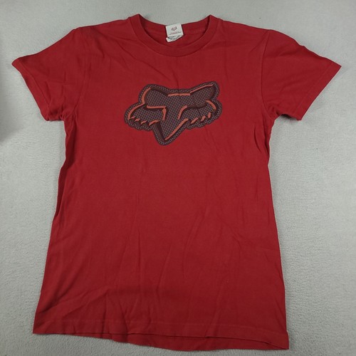 Fox T Shirt Short Sleeve Logo Casual Tee Size S Basic Cotton Made in Mexico - Picture 2 of 9