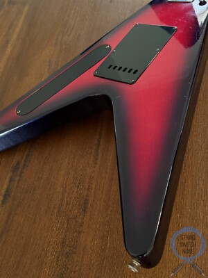 Fernandes Flying V, Purple Sparkle Burst, MIJ 1985, BSV-70