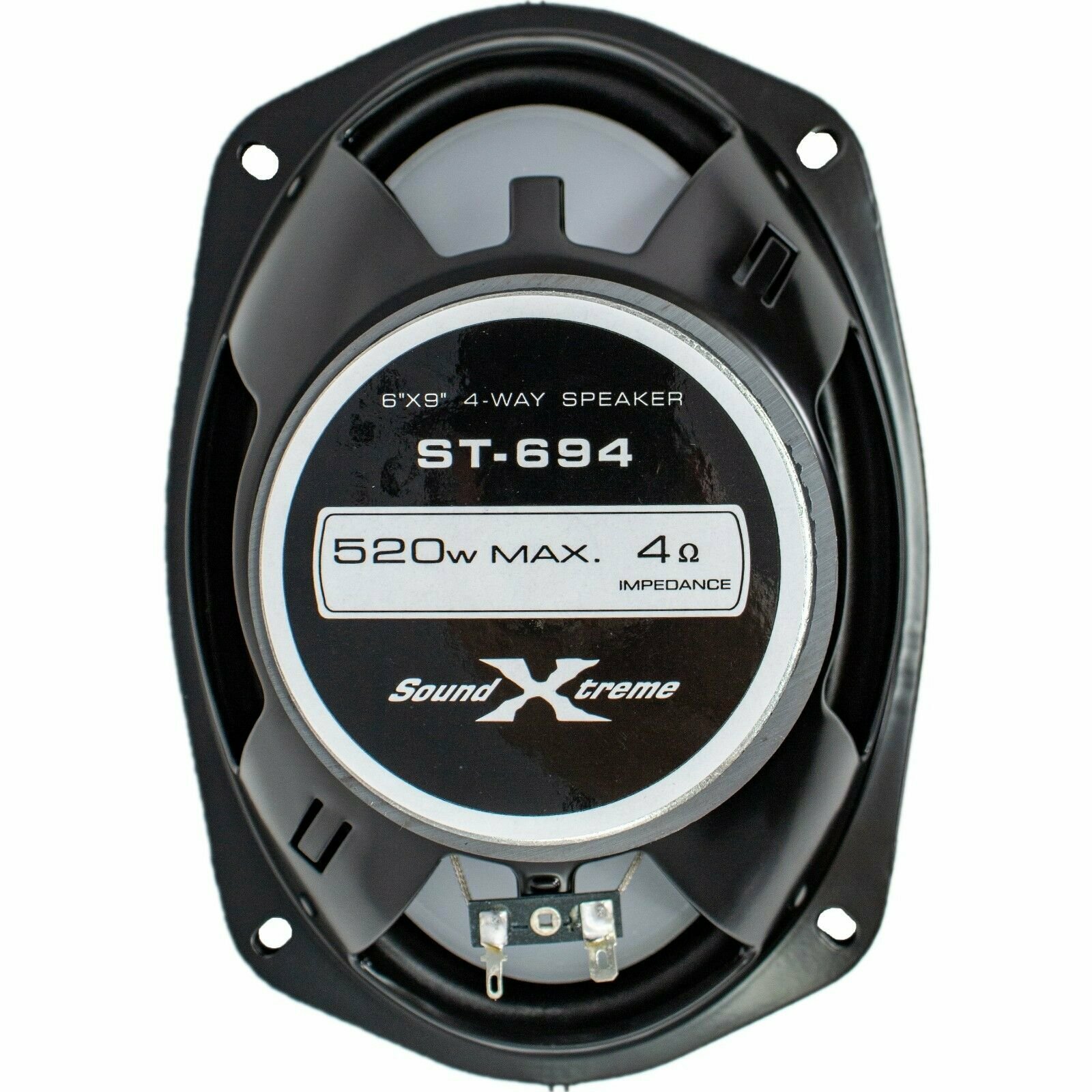 2x SoundXtreme 6x9" 4-Way 1040 Watts Coaxial Car Audio Speakers CEA Rated 4-Ohm