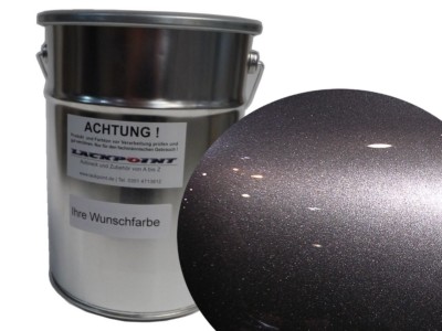 3 Liter 1K Autolack Kunstharz Platinium Grey Metallic Lackpoint Tuning Trend !