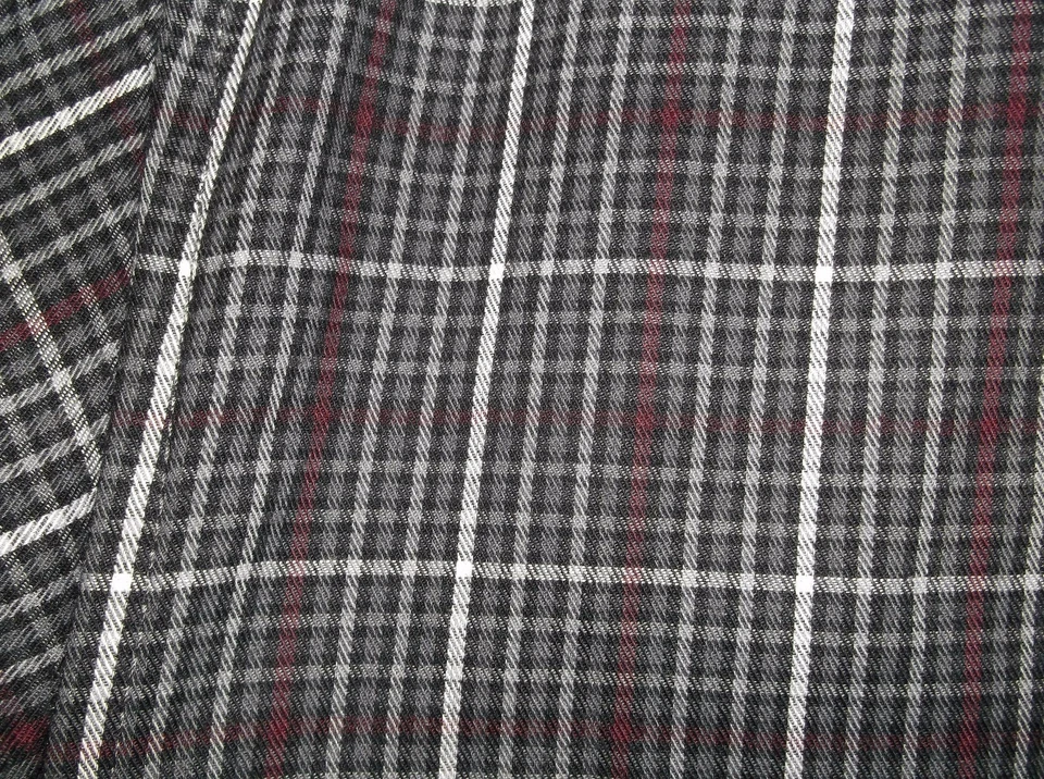 Мужская, большой основной выпуск длинным рукавом черный клетку платье рубашка. . НОВЫЙ WT - Изображение 2 из 4