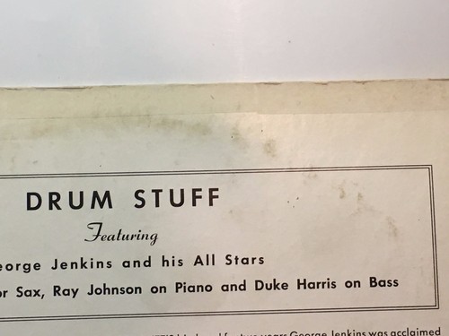 GEORGE JENKINS -Drum Suite ~TAMPA 18 {dg orig} w/Plas Johnson, Duke Harris RARE - Picture 4 of 8