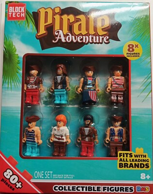 Block Tech 8 Figures Pirate Adventure