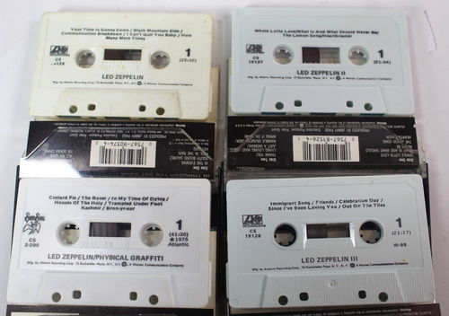 Led Zeppelin Cassettes 1 (In Wrong Case), 2, 3, Physical Graffiti. Tested! - Picture 3 of 5