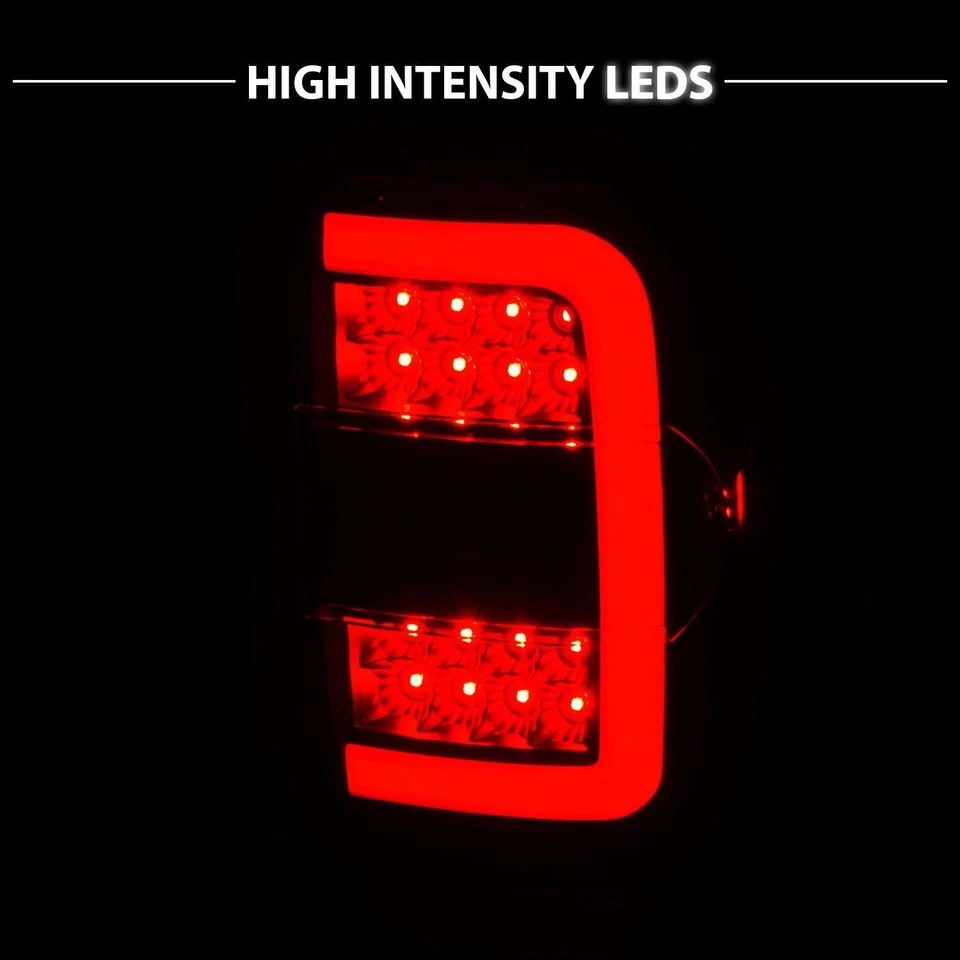 2001-2011 FORD RANGER C-BAR LED TAIL LIGHTS LEFT RIGHT LAMPS ASSEMBLY BLACK - Image 4 of 4