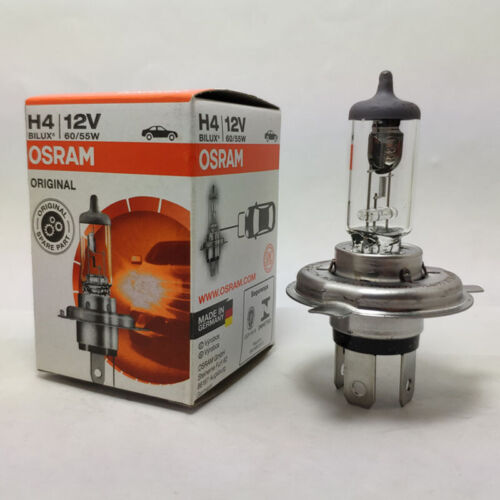 Ampoule phare halogène Osram H4 12 V 60/55 W 64193 P43t phare de voiture d'origine - Photo 1/3