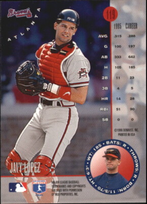 B'z    会報　vol.001 1996 Leaf Silver Press Proofs #119 Javy Lopez - NM-MT | eBay