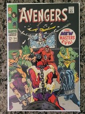 AVENGERS #54, FN/VF (7.0), 1968, "...And Deliver Us From--The Masters of Evil!"