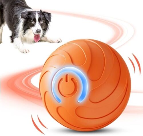 2025 New Vibrating Dog Ball, Automatic Moving Small Cat and Dog Rolling Ball Toy
