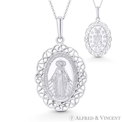 Miraculous medal sterling silver Miraculous medal sterling silver