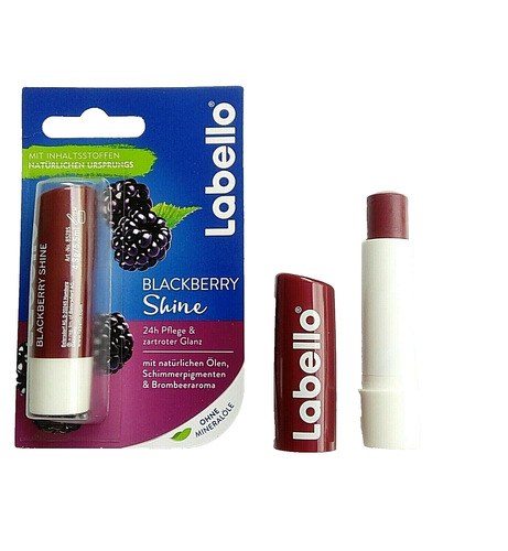 Labello - BLACKBERRY Shine Lippenbalsam Lippenpflege - Lippenstift 1 x 4,8g - Bild 2 von 3