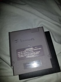 NES Rambo cart and slip only no manual or box