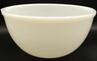 Vintage Glassbake (unmarked) 9" Milk Glass Mixing Bowl.