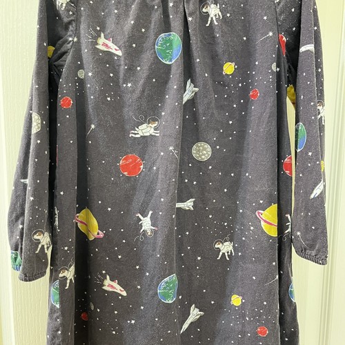 Mini Boden Sprout in Space Tunic Dress Space Dogs Planets Girls Size 5-6 - Picture 3 of 12