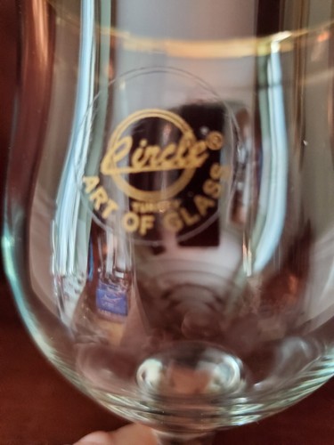 CIRCLEWARE TULIP GOLD 10 OZ WINE GLASSES SET OF (4)- NIB - Picture 6 of 9