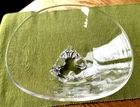Vtg Retired STEUBEN GLASS #8089 Trillium Footed Display Bowl by Pollard GORGEOUS