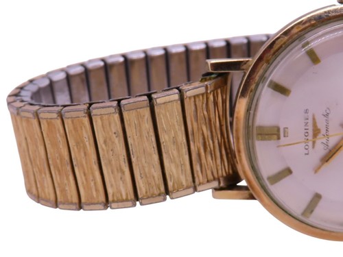 Vintage 10k gold filled LONGINES ADMIRAL AUTOMATIC watch WORKING #1260 - Picture 8 of 12