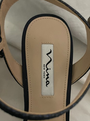 Nina New York, Womens Sparkle Strappy Slingback Heels, Size 10M - Picture 3 of 6