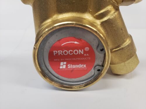 Procon 10934 Standex Brass Rotary Vane Pump 3/8" 250 PSI - Picture 2 of 11