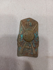 Fregio casco coloniale 17 reggimento fanteria "Acqui" Regio Esercito 2WW