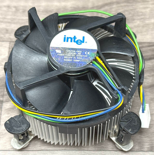 Genuine Intel C25704-002 Stock Fan CPU Cooler With Heatsink For Socket LGA755