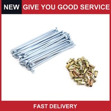 Universal 4mm Dia 160mm Length Motorcycle Wheel Spokes W Nipples Pack Of 36 Universal 4mm Dia 160mm Length Motorcycle Wheel Spokes W Nipples Pack Of 36