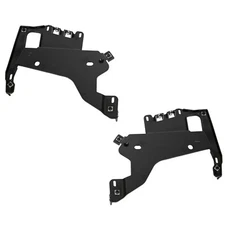 Black Headlight Bracket Pair For 1997-2004 Chevy Corvette C5 Full Set Left&Right