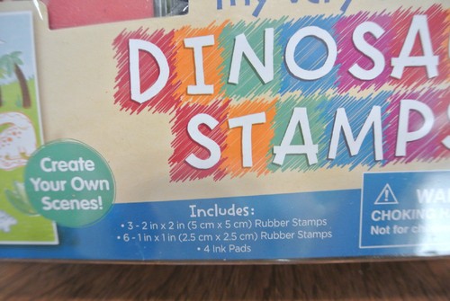 COLOR ZONE MY VERY OWN DINOSAUR RUBBER STAMPS-13 PIECE SET-NEW - Picture 5 of 6