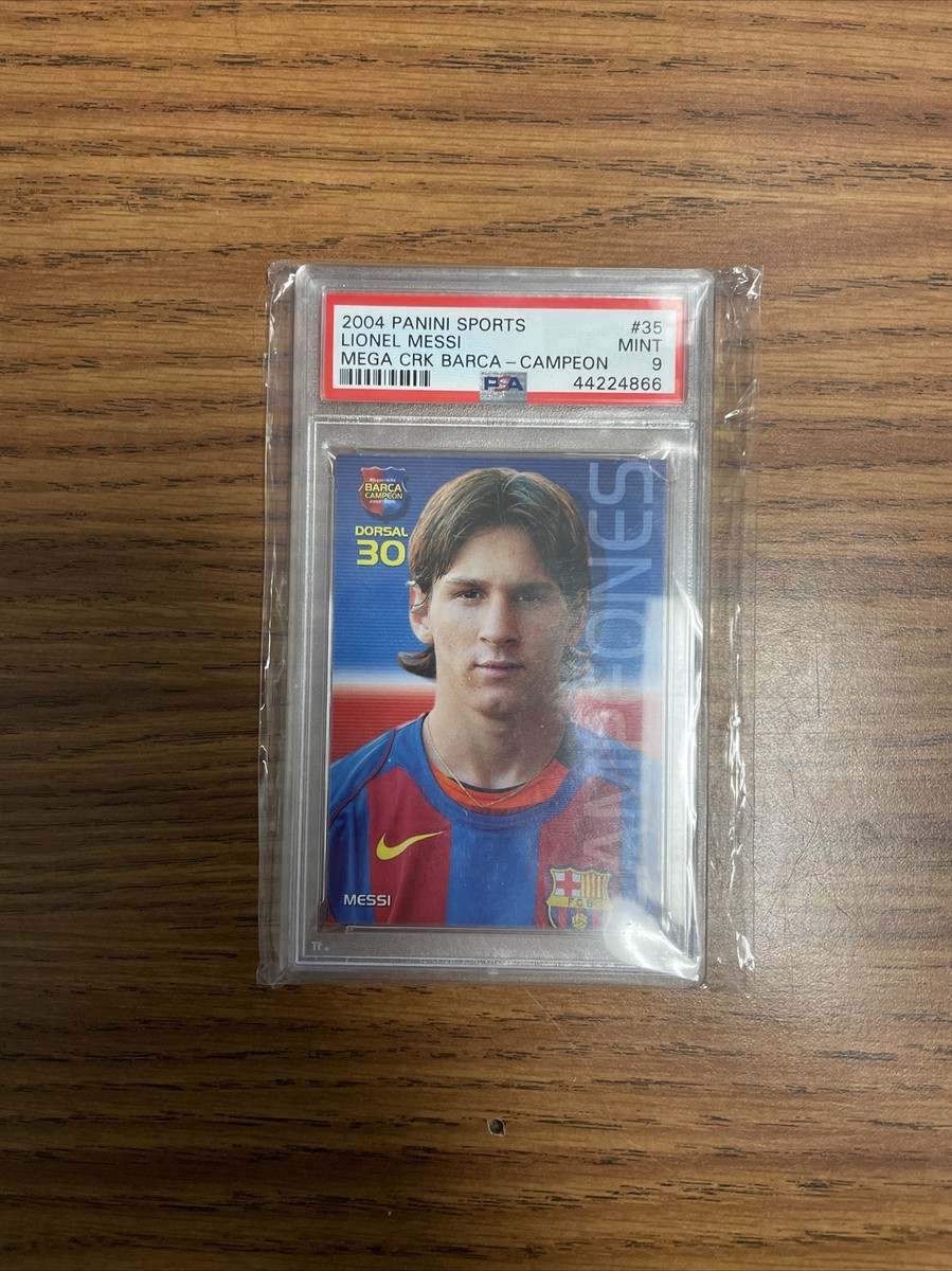 リオネルメッシ　ルーキーカード 2004 Panini Mega Cracks 2004-05 Panini Megacracks La Liga Soccer #71BIS Lionel Messi