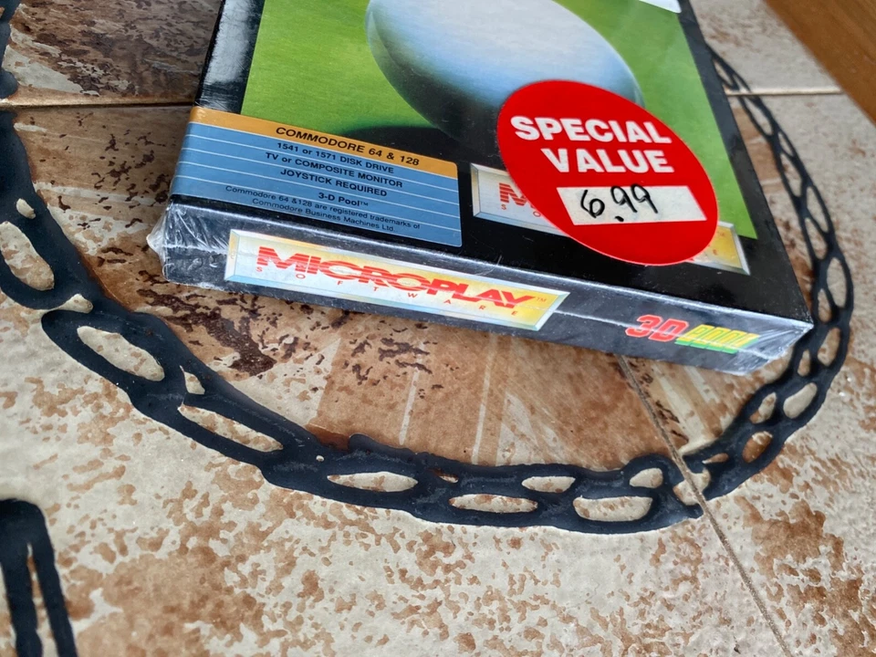 1991 3D Pool by Microplay -  Commodore 64 Vintage Computer Game  - Image 4 of 4