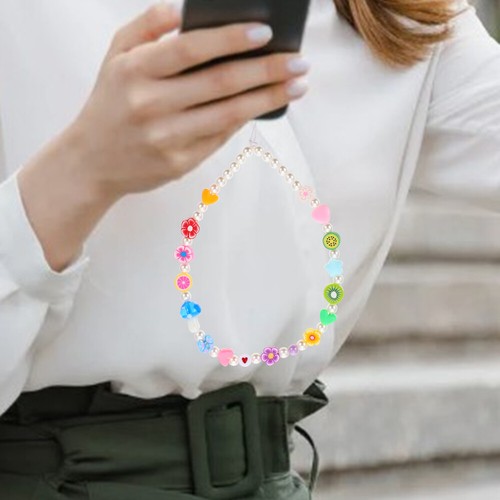Beaded Mobile Phone Hanging Chain Strap Lanyard Cell Charm Wrist - Zdjęcie 11 z 12