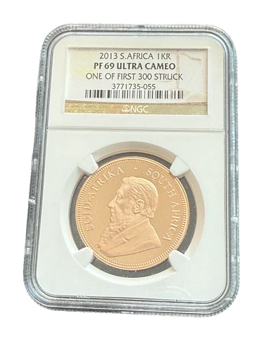 South Africa 2013 Gold 1 oz 1 Krugerrand NGC PF69UC