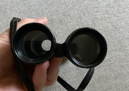 Trojan Binoculars “36” 3.5 x 40 W/ Case & Straps Chicago U.S.A. Vintage - Picture 8 of 17