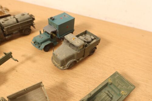 Vintage HO Military Vehicles Bundle Tank Truck Fuel Fire Ambulance Landing Craft - Picture 11 of 23