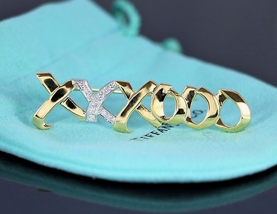 $4500 Tiffany & Co 1983 Paloma Picasso 18K Yellow Gold PLAT