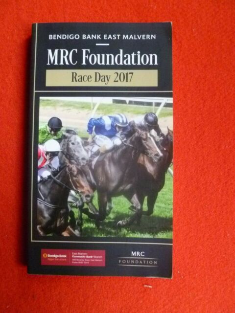 2017 MRC FOUNDATION RACE DAY BOOK CAUFIELD RACE COURSE