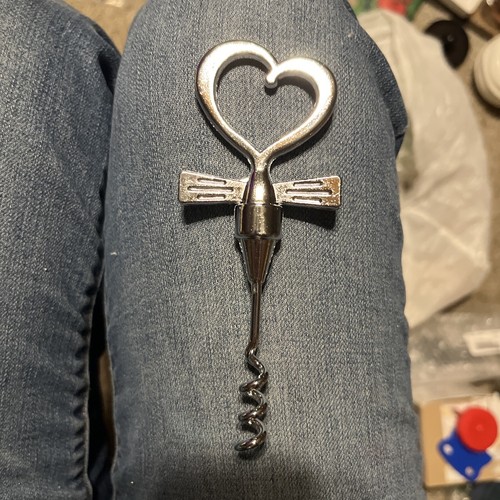 Sacacorchos - Metal en forma de corazón (abridor de vino) - Imagen 2 de 2