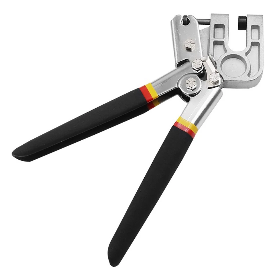 10.35” Light Steel Keel Clamp Punch Fastening Forcep Flat Mouth Metal Plier - Image 3 of 4