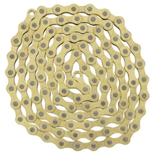 YBN GOLD SINGLE SPEED BICYCLE CHAIN VINTAGE SCHWINN STINGRAY CRUISER BMX