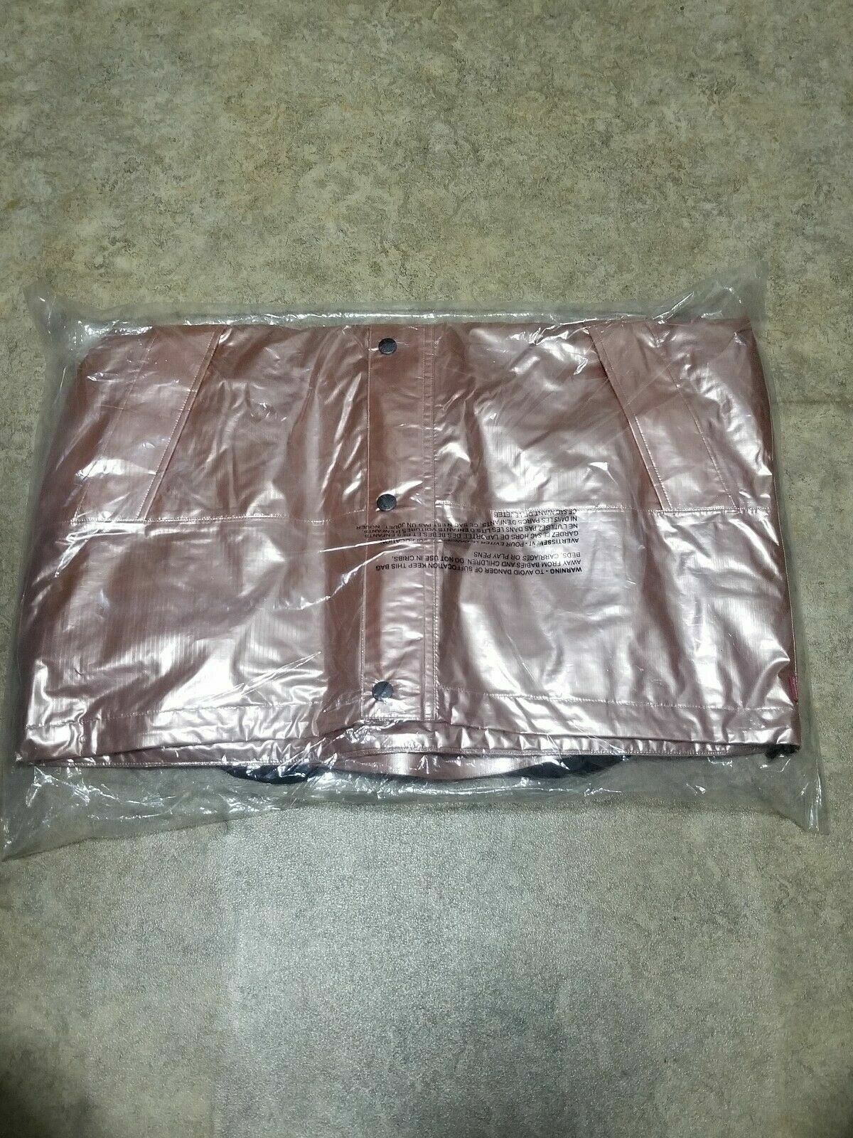 SUPREME X THE NORTH FACE METALLIC MOUNTAIN JACKET ROSE GOLD SS18 NWT Sz Medium image 4